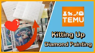 How worth are the products of #diamaondpainting from Temu? 💎 Honest review 👀 Kitting Up