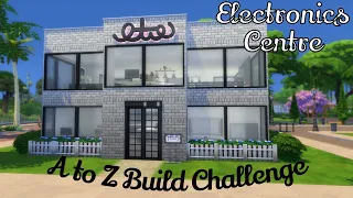 A to Z Challenge: Electronics Centre | The Sims 4 Speed Build