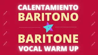 BARITONE Voice Warm up with 6 vocalization exercises