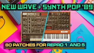 U-He REPRO 5 + 1 PRESETS for 80's SYNTH POP and NEW WAVE