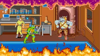 Teenage Mutant Ninja Turtles: The Arcade Game Longplay (Arcade) [60 FPS]