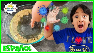 Experimento Científico de Pimienta y Jabón para Niños! Actividad fácil de bricolaje!