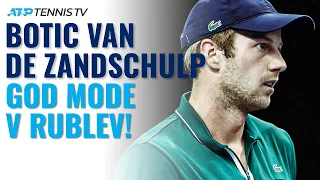 Botic Van de Zandschulp GOD MODE to Beat Rublev! | St Petersburg 2021