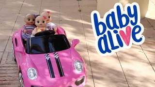 BABY ALIVE LAURINHA E SUAS IRMÃS NA ROTINA MUITO DIVERTIDA DA TARDE DA BABY ALIVE