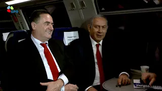 PM Netanyahu tours the Yitzhak Navon Railway Station in Jerusalem