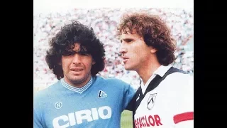 Zico Vs Maradona - Udinese x Napoli (1985)