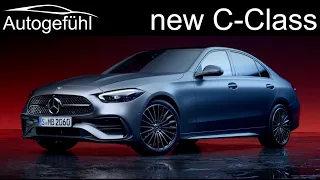 all-new Mercedes C-Class Premiere W206 sedan vs S206 estate C-Klasse 2021 2022