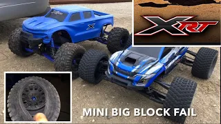 TRAXXAS XRT Mini Big Block Bash Fail ? Why I Never Installed A Big Block Into My Xmaxx’s?