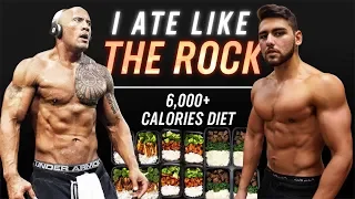 I Tried Dwayne "THE ROCK" Johnson's DIET For Hobbs & Shaw