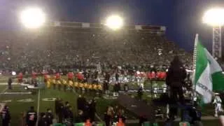 2013 Grey Cup 101. Riders Enter the stadium.