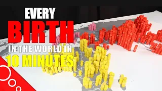 Population Growth - Visualizing Births on a World Map