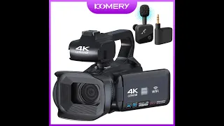 KOMERY YouTube Camcorder 4K Ultra HD camera Camcorders 64MP Streaming Camera