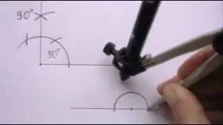 Constructing an Angle of 90 degrees