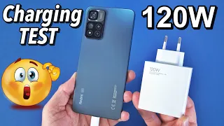 120W Charging Test Xiaomi Redmi Note 11 Pro Plus! How fast from 0-100%?