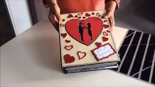 DIY: Cutest Birthday Scrapbook ideas| Handmade love scrapbook for someone special|Romantic Scrapbook