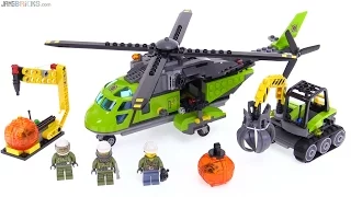 LEGO City Volcano Supply Helicopter review!  60123
