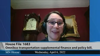 House Transportation Finance and Policy Committee 4/6/22