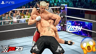 WWE 2K23 - Cody Rhodes vs. Brock Lesnar - Backlash 2023 | PS5™ [4K60]