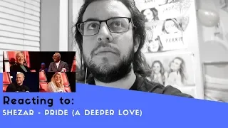 REACTING TO SHEZAR 'PRIDE (A DEEPER LOVE)' - THE VOICE UK AUDITION