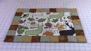 No Binding Placemat - with border squares