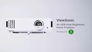 ViewSonic PX749-4K | 4,000 ANSI Lumens 4K Home Projector​ | Designed for Xbox