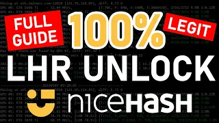 100% LHR UNLOCK FOR ETHEREUM GPU CRYPTO MINERS! | NICEHASH QUICKMINER RELEASE