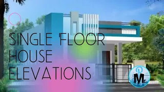 Single Floor House Elevations