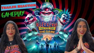 Killer Klowns From Outer Space: The Game (2023) Gameplay Teaser Trailer Reaction | GamesCon 2023