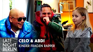 "Was raucht ihr denn im Video?" Kinder fragen Rapper mit Celo & Abdi | Late Night Berlin | ProSieben