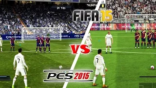 FIFA 15 vs. PES 15: Free Kicks