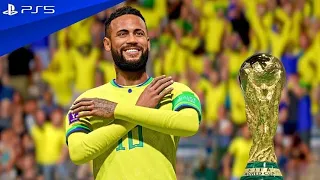 (PS5) FIFA 23 | BRAZIL VS ENGLAND | FINAL QATAR WORLD CUP (2022) | FULL MATCH | 4K 60