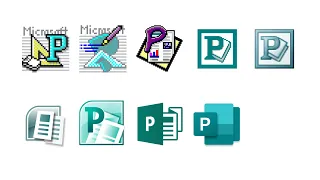 Microsoft Publisher Evolution 1991 - 2021