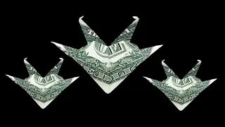 How to fold dollar bill origami heart with crane