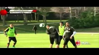 Milanello Allenamento 25-02-2014 Part 2