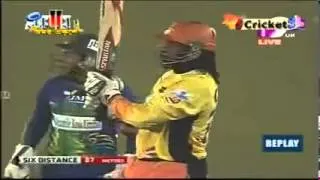 BPL 2013 Chris Gayle 114 runs off 51 balls 12 sixes 5 fou...