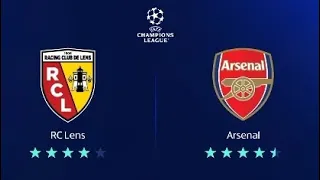 Racing Club Lens vs Arsenal || UEFA Champions League || @Emirates Stadium