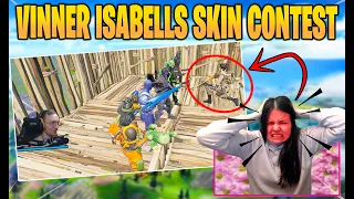 VINNER MIN FLICKVÄNS SKIN CONTEST I FORTNITE