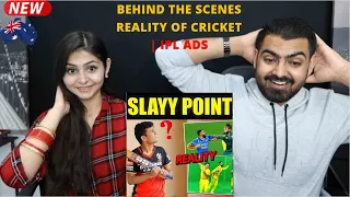 SLAYY POINT | Behind The Scenes Reality of Cricket Reaction | IPL Ads | Australian Reaction!