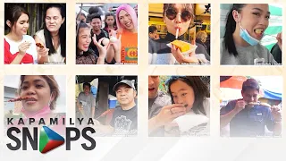 Kapamilya Stars trying out the most popular Filipino street foods | Kapamilya Snaps