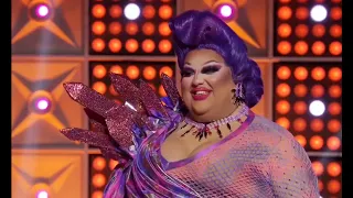 Rupaul hating on Marcia Marcia Marcia's makeup for 13 seconds straight