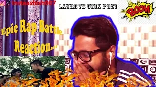 Laure Vs Unik Poet [Epic Rap Battle] - Raw Barz | INDIAN REACTION |