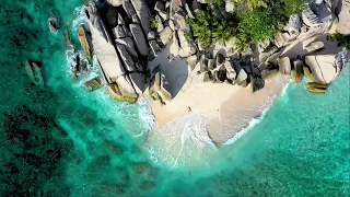 Serene Beach Aerial View 4K Art (No Sound) TV ART SCREENSAVER #beachlife #aerialview #relaxation