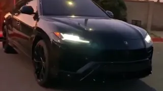 Звук выхлопа Ламборгини Урус Black Lamborghini Urus Exhaust