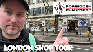 Visiting LONDON Forbidden Planet!!! POP CULTURE NOSTALGIA - LIVE TOUR