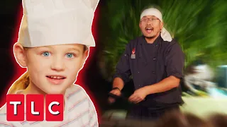 Adam Saves The Quints' Thanksgiving With Last Minute Hibachi Surprise | OutDaughtered