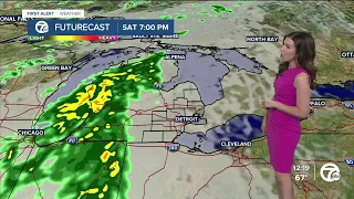 Rain chances return this weekend