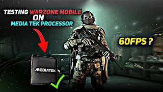 Can Mediatek Helio Chipset Run Warzone Mobile ? Testing Warzone Mobile On Low end Device 🔥