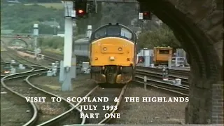 BR in the 1990s Visit to Scotland and the Highlands in July 1993 Part One