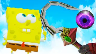 I Did Horrible Things to Spongebob with a Weird Whip Sword in Blade and Sorcery Multiplayer VR!