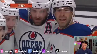 REACTION TO GAME 4 OILERS VS KINGS (4/28) | FULL GAME HIGHLIGHTS!